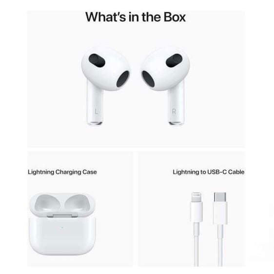 Wireless headphones Apple AirPods MPNY3LL/A (3rd generation with Lightning Charging Case)