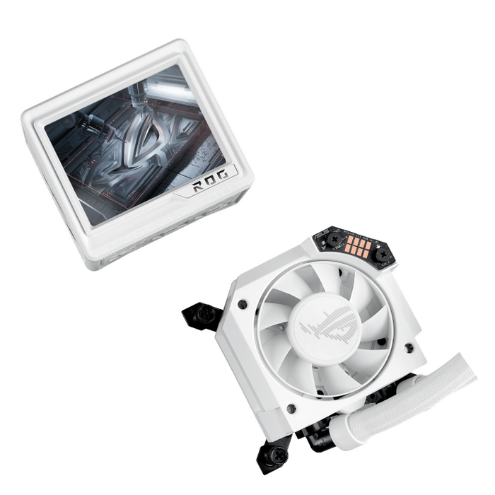 CPU Cooler ASUS ROG RYUJIN III 360 ARGB EXTREME White Edition 3.5" LCD Display