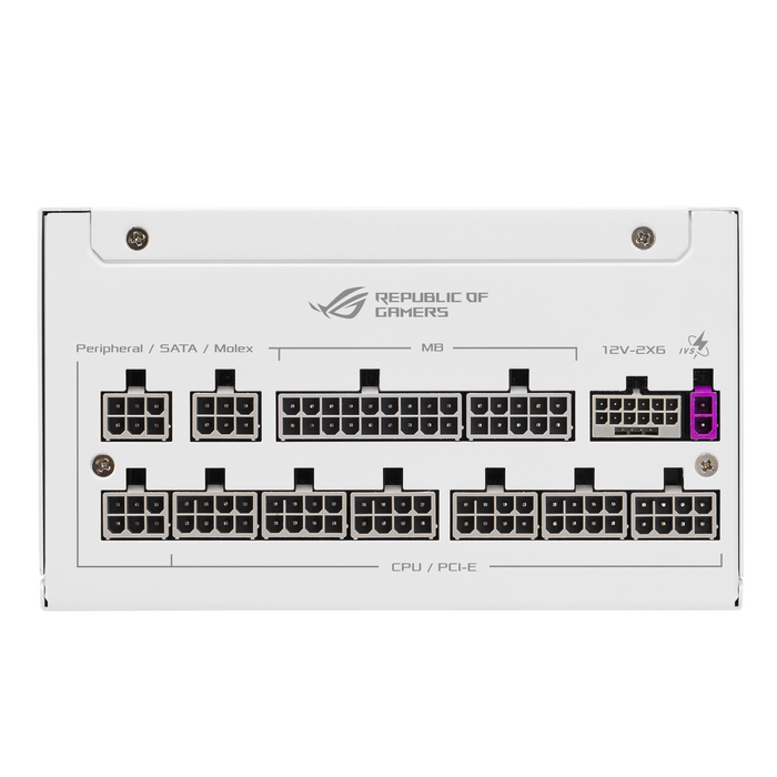 Power supply unit ASUS ROG STRIX 1000W White Edition, 80+ Platinum PCIe 5.1, Fully Modular