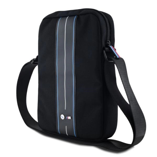 BMW BMTB8COMPVSKL Tablet Bag 8" Black Nylon Blue Stripe