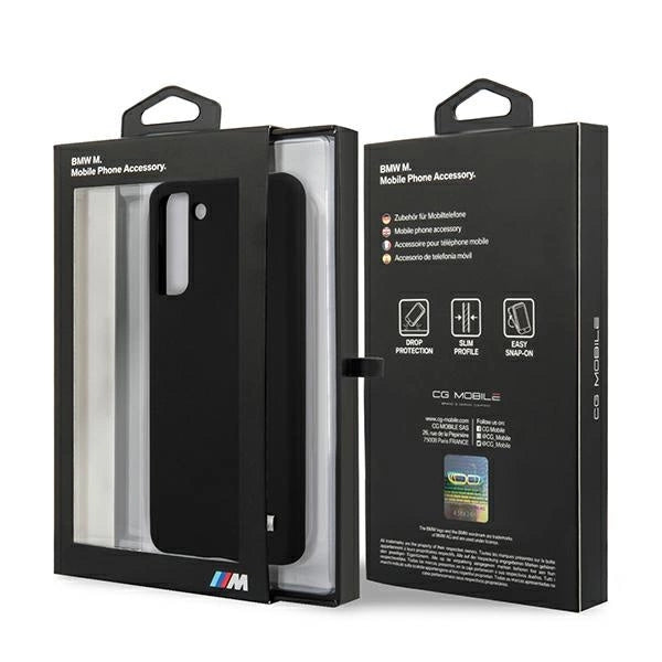 Etui BMW BMHCS21SMSILBK S21 G991 czarny/black Silicone M Collection