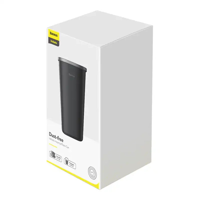 Baseus Dust-free Vehicle-mounted Trash Can（Trash Bag 3 roll/90）Black