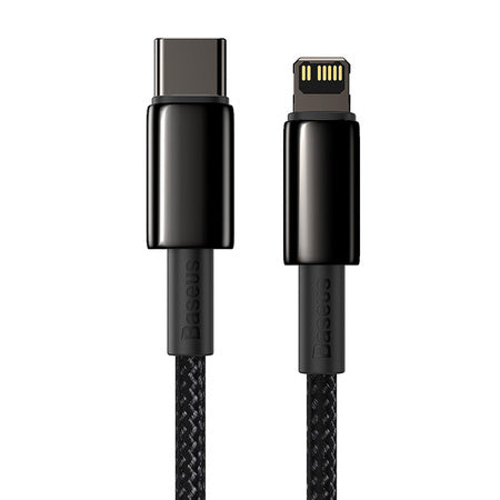 Baseus Tungsten Gold Cable Type-C to iP PD 20W 1m (black)