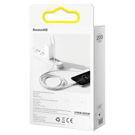Baseus Superior Series Cable USB to micro USB, 2A, 2m (white)