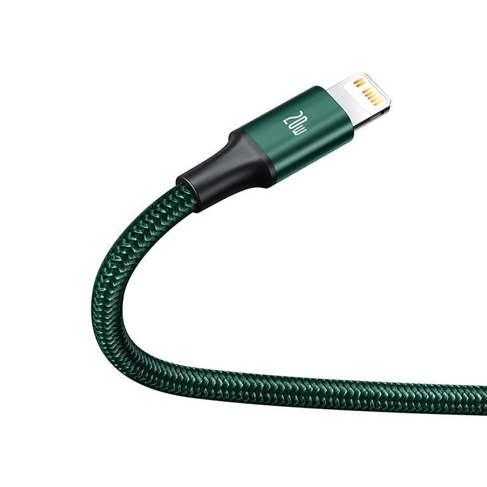 Baseus Rapid Series 3-in-1 cable USB-C For M+L+T 20W 1.5m (Green )
