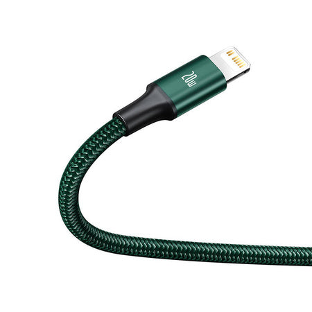 Baseus Rapid Series 3-in-1 cable USB-C For M+L+T 20W 1.5m (Green )