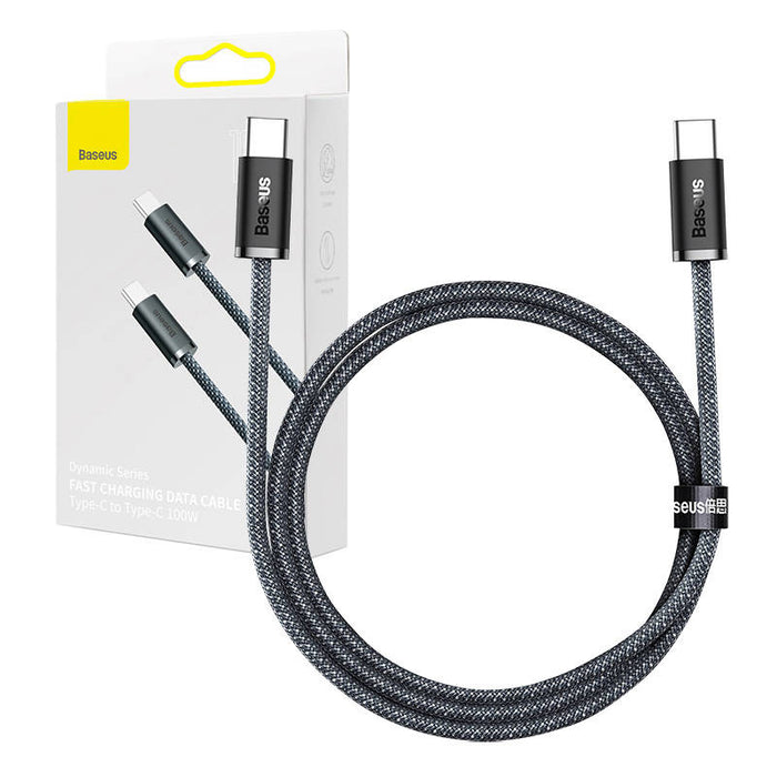 Cable USB-C to USB-C Baseus Dynamic Series, 100W, 1m (grey)