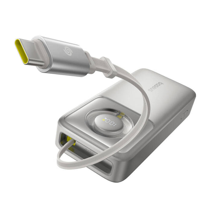 Powerbank Baseus OS Free2Pull 20000mAh 65W + cable (szary)