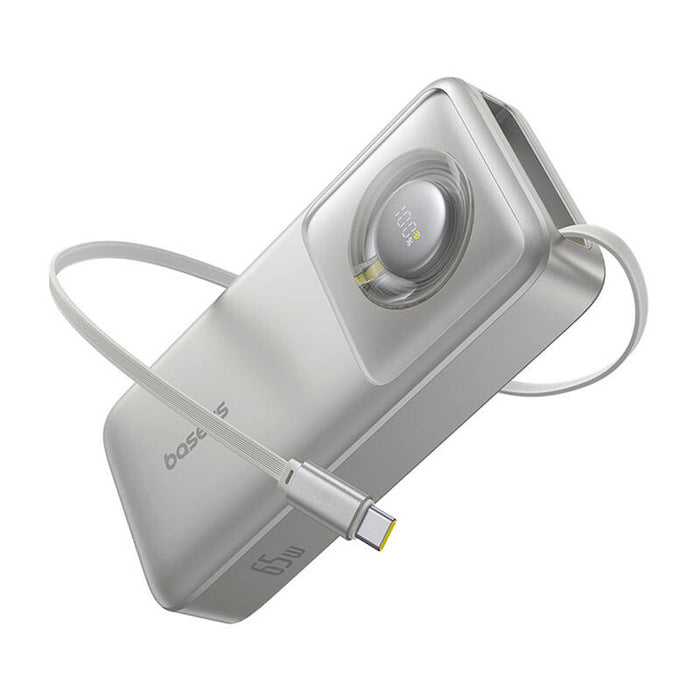 Powerbank Baseus OS Free2Pull 20000mAh 65W + cable (szary)