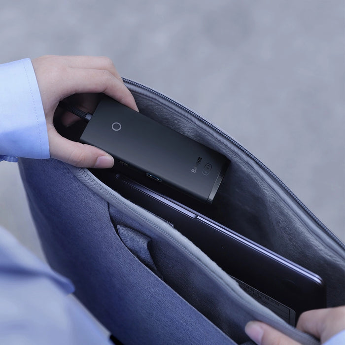 Baseus Lite Series HUB adapter USB Type C - 4x USB 3.0 1m black (WKQX030401)