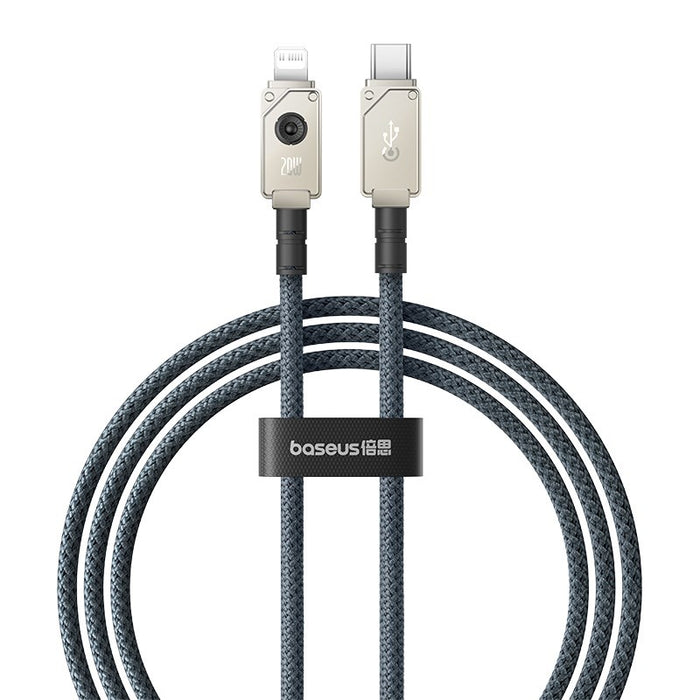 Baseus Unbreakable USB C to iP cable 1 m 20 W White