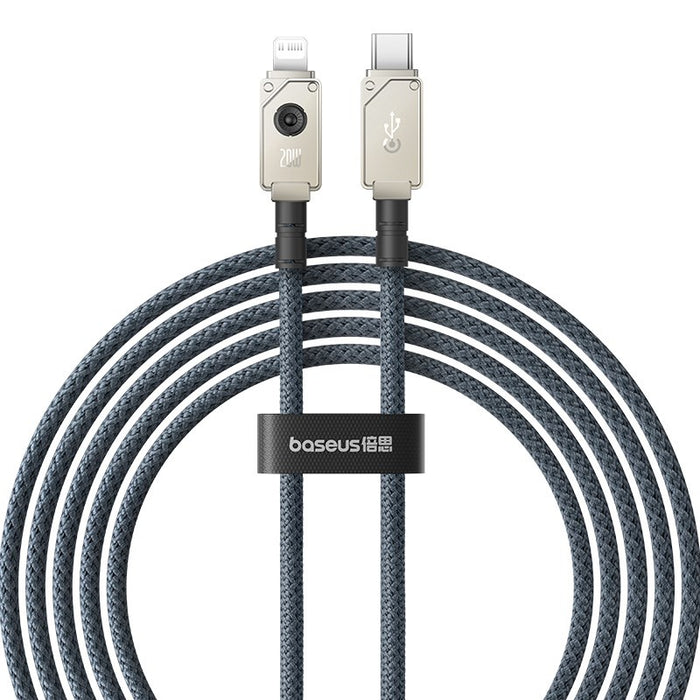 Baseus Unbreakable USB C to iP cable 2 m 20 W Black
