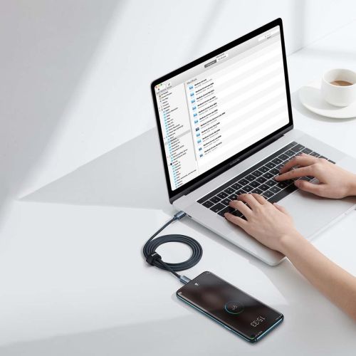 Baseus Crystal Shine cable USB-C to USB-C, 100W, 1.2m (black)