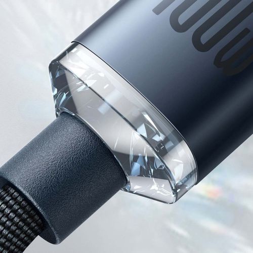 Baseus Crystal Shine cable USB-C to USB-C, 100W, 1.2m (black)