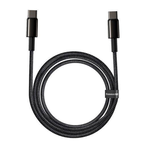 Baseus Tungsten Gold Cable Type-C to Type-C 100W 2m (black)
