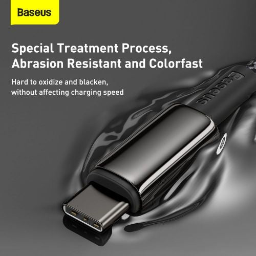 Baseus Tungsten Gold Cable Type-C to Type-C 100W 2m (black)