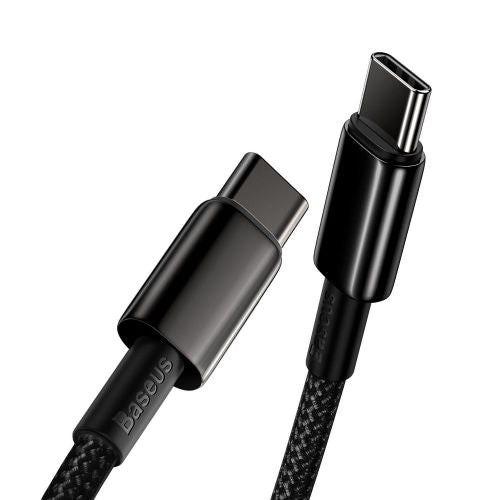Baseus Tungsten Gold Cable Type-C to Type-C 100W 2m (black)