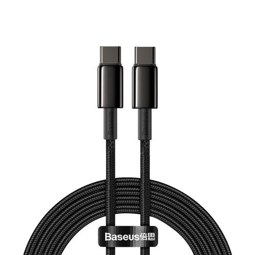 Baseus Tungsten Gold Cable Type-C to Type-C 100W 2m (black)