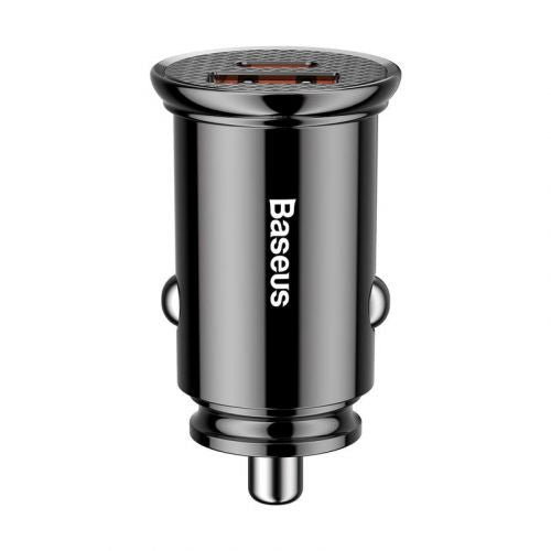 Car Charger Baseus Circular PD QC4.0+ 5A 30W (czarna)
