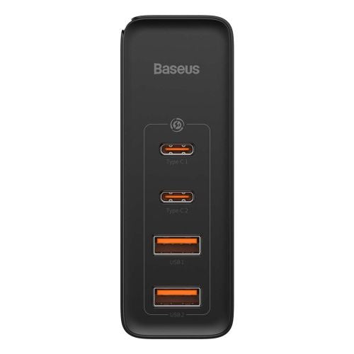 Travel Charger Baseus GaN2 Pro Quick  2x USB + 2x USB-C, 100W, EU (Black)