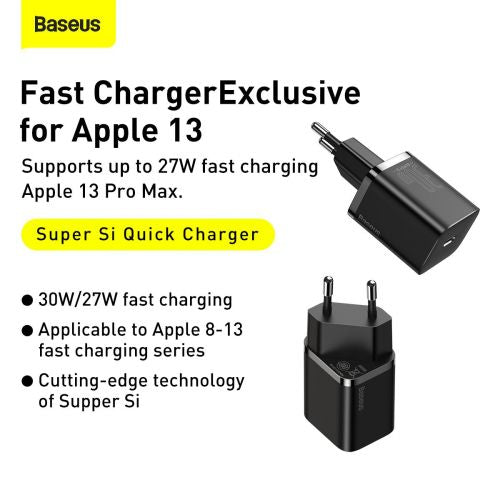 Baseus Super Si Quick Charger 1C 30W (black)