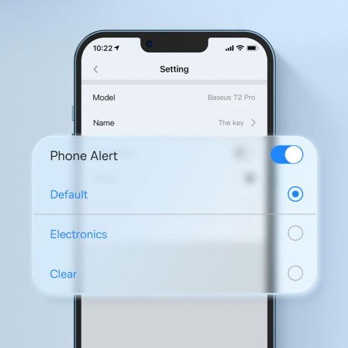 Baseus Intelligent T2 Pro, anti-loss device (white)
