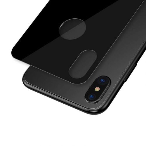 Baseus iPhone Xs 0.3 mm Full coverage curved T-Glass rear Protector Black (SGAPIPH58-BM01)