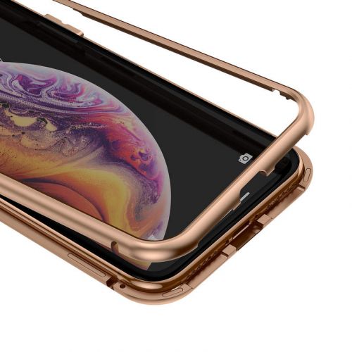 Baseus iPhone Xs case Magnetite hardware Gold (WIAPIPH58-CS0V)