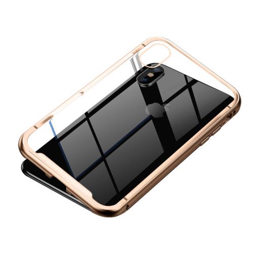 Baseus iPhone Xs Max case Magnetite hardware Gold (WIAPIPH65-CS0V)
