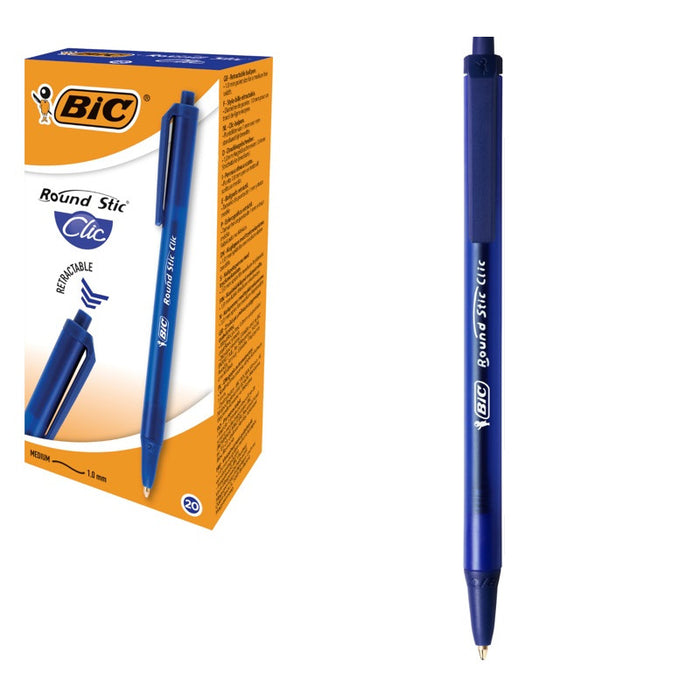 CHEMICAL ROUNDSTIC CLIC BLUE 20 BIC