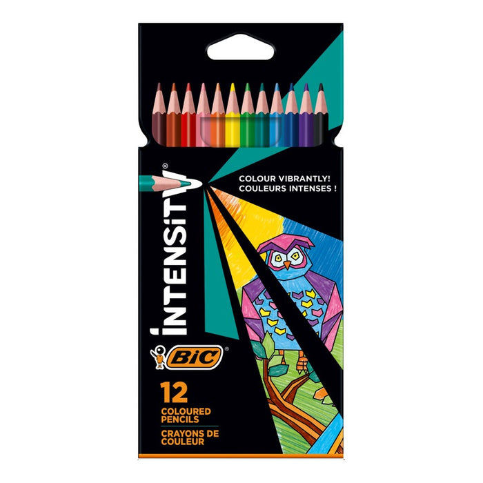 PENCILS 12 COLORS INTENSITY BIC