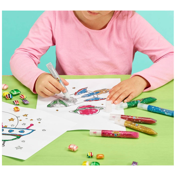 CHILDREN'S GLOSSY GLUE METALLIC 6 BIC