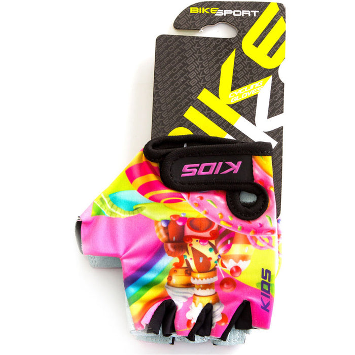 CYCLING GLOVES CHILDREN'S BIKESPORT RAINBOW GM-103-S