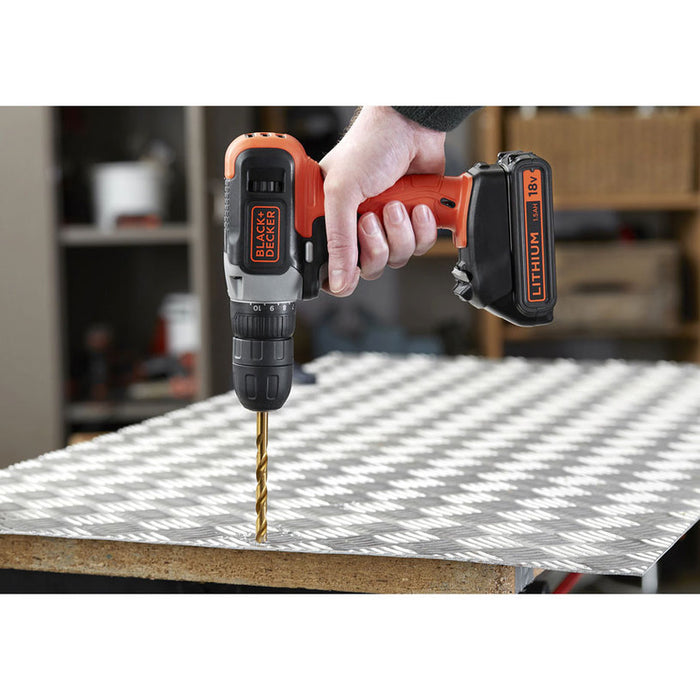 BATTERY SET BLACK&DECKER BCK21S1S-QW 18 V, NUMBER OF BATTERIES 1, 1.50 Ah