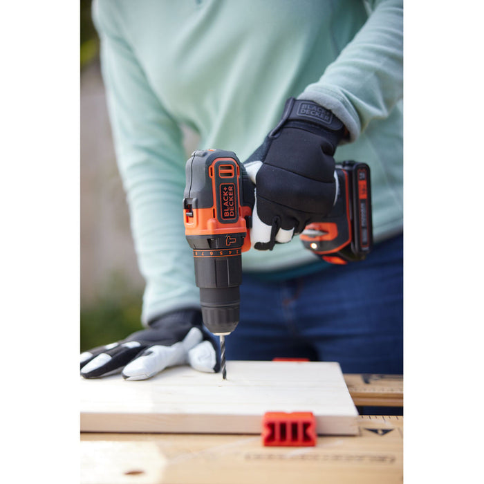 BLACK&DECKER BDCHD18S32-QW CORDLESS IMPACT DRILL 18 V, 40.00 nm, NUMBER OF BATTERIES 1, 1.50 Ah