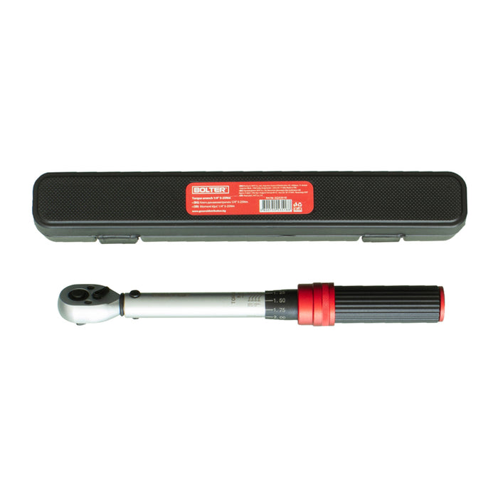 TORQUE WRENCH 1/4" 5-25NM BOLTER