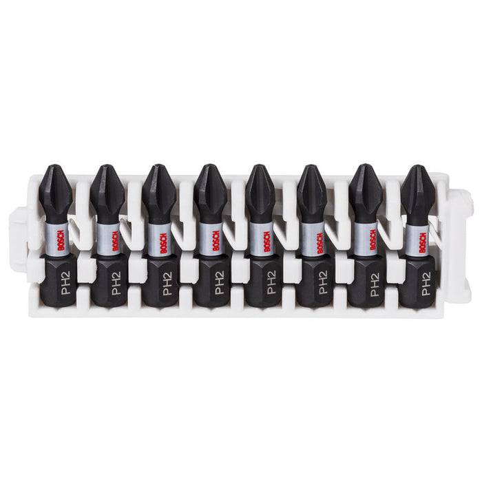 PH2 8 PIECE 25 MM BOSCH IMPACT CONTROL IMPACT SET