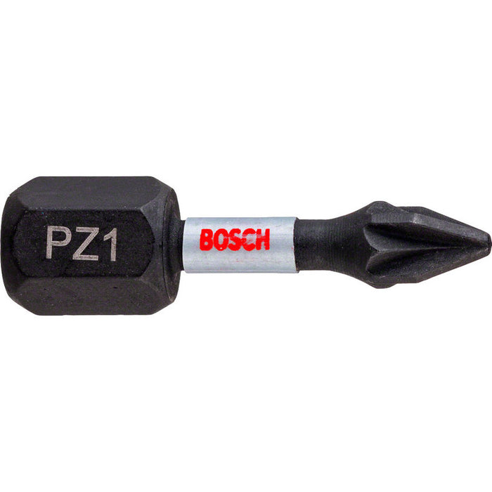 IMPACT BITS PZ1 2 NUMBER 25 MM BOSCH IMPACT CONTROL