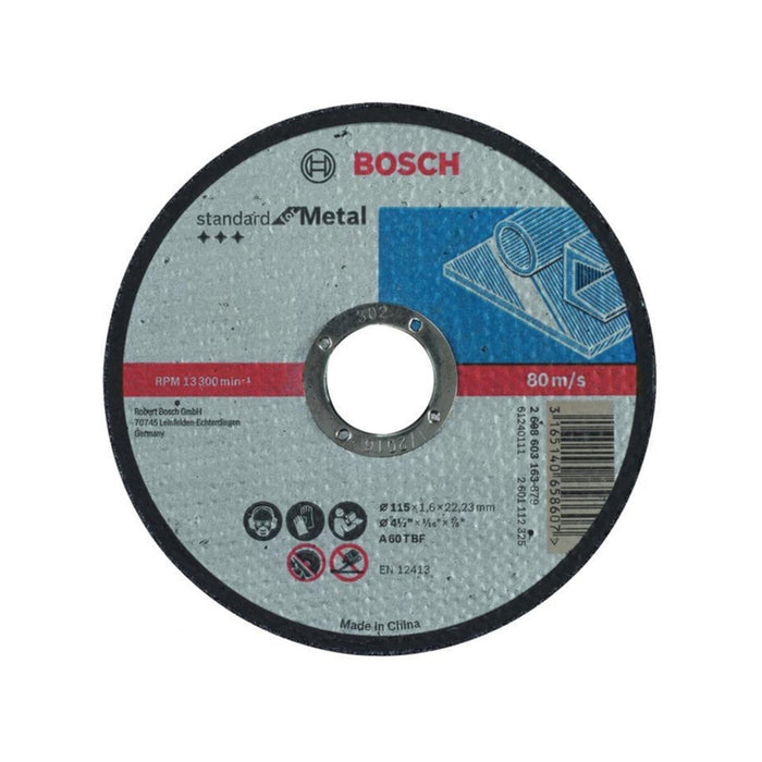 METAL CUTTING DISC BOSCH 115x1.6x22.23