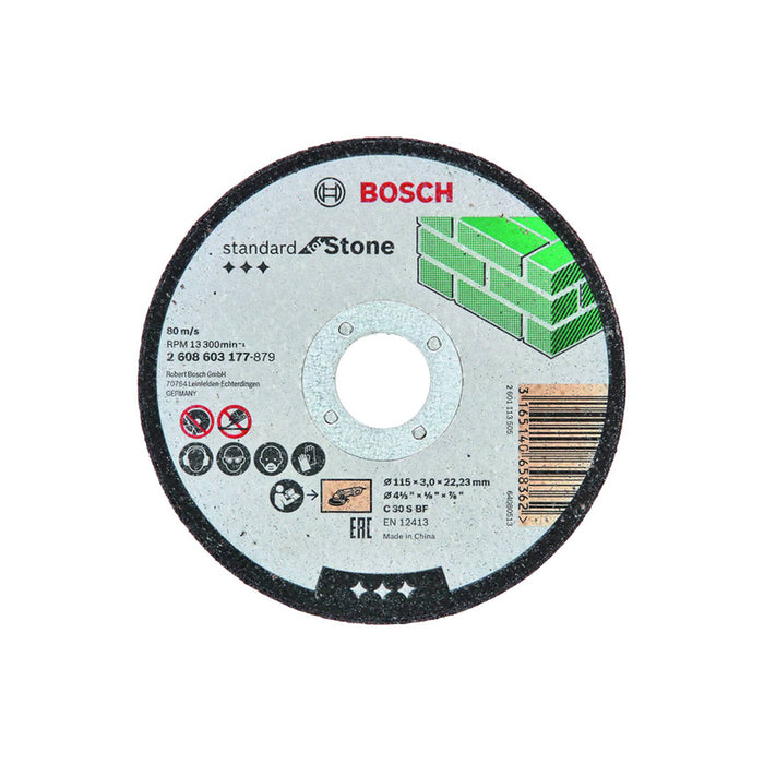 BOSCH NON-METAL CUTTING DISC 115x3x22.23