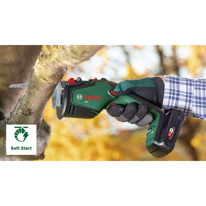 BATTERY GARDEN SAW BOSCH KEO 18 V, WITHOUT BATTERY AND CHARGER
