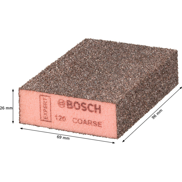ABRASIVE SANDING SPONGE 69X97X26 MM P120 BOSCH