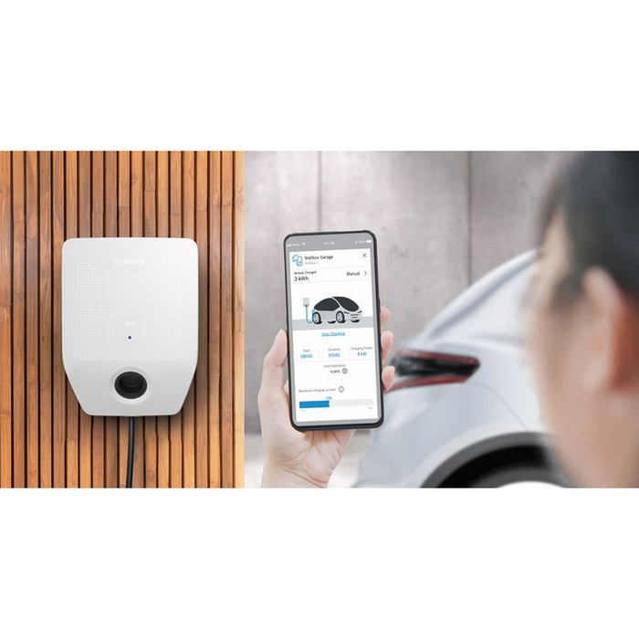 CAR CHARGING STATION 11KW WITH CABLE TYPE 2 BOSCH POWER CHARGE 7000I