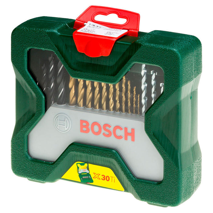 DRILL AND BITS SET BOSCH X-LINE TITANIUM 30 PCS
