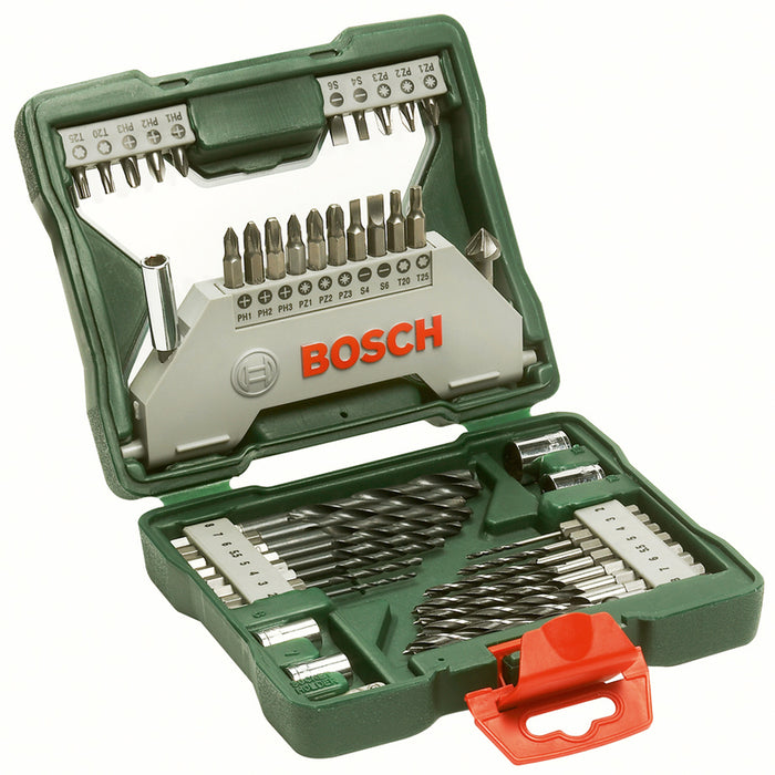 SET OF DRILLS AND BITS AND TIPS BOSCH X-LINE 43 PCS