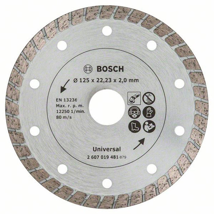 DIAMOND DISC FOR CUTTING NON-METAL BOSCH 125x2x22.23