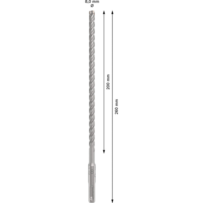 DRILL FOR CONCRETE BOSCH SDS PLUS-5X 8X260