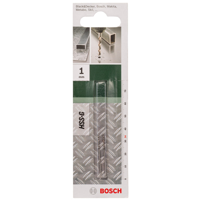 DRILLS FOR METAL 2 PCS. BOSCH HSS-G 1X12X34