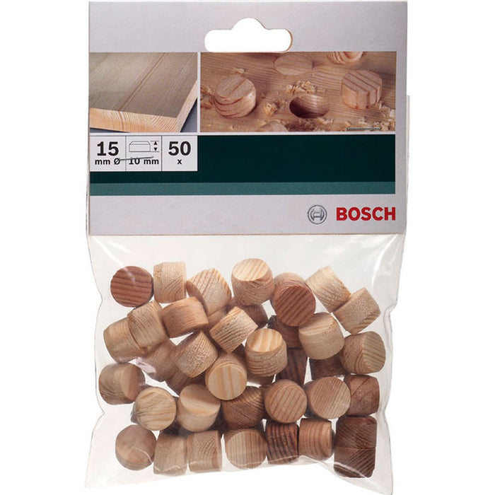 WOODEN PLUG 50 PCS. BOSCH