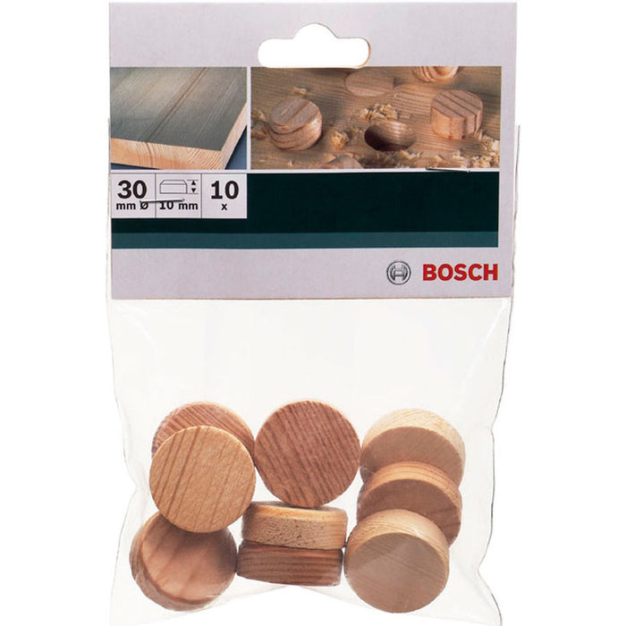 WOODEN PLUG 10 PCS. BOSCH